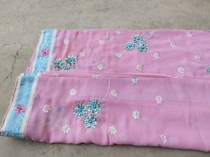 Embroidered Saree 💥 wow offer price 💥