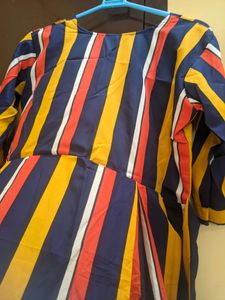 A Line Multicolour Dress