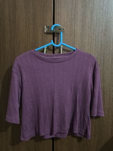 ZUDIO purple Croptop