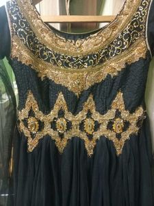 Elegant Black Ethnic Gown