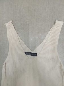 Zara White Tank Top