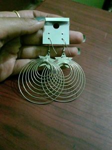 Star Hoop Earrings and hoops earring