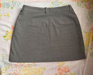 Gray Mini Skirt