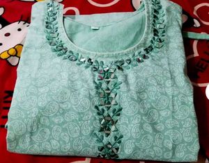 Kurta set Beautiful Neck Work