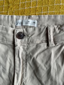 Casual Off White  Pants For 10 Yrs Old
