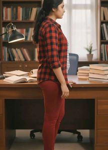 GO COLOURS RED LEGGINGS