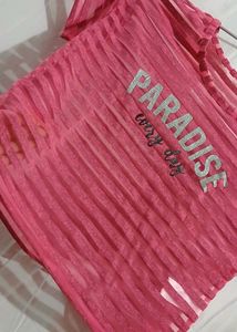 Cute Pink Transparent Tshirt