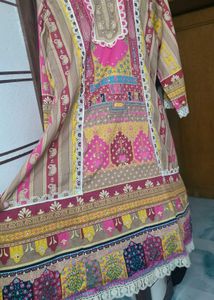 New A_line Muslin Kurta Set