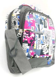 Graphic Print Shoulder Sling Bag