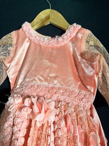 Polyester Peach Dress (girls)