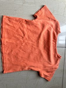 Orange Crop Top