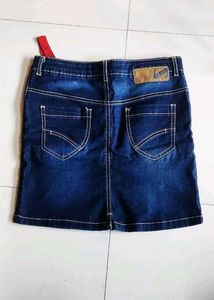 Denim Mini Skirt