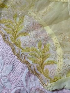 Vintage Yellow Floral Lace Panties