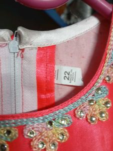 Festive Embroidered Dress