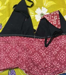 Patterned Halter Top(Y2K)