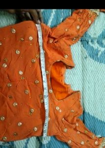 Orange Salwar Suit Set