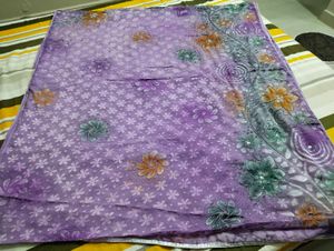 Braso Sari With Stitch Blouse