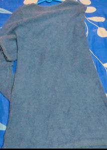 Blue Woolen Dress