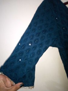 Three Pcs Fully Embroidered Sharara Suit