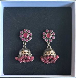 Jhumka Earrings Silver