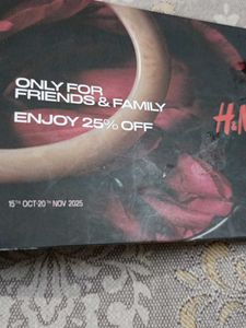 H&amp;M 25% Off Coupon