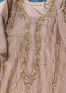 Dimond Work Long Kurta 3piece Set