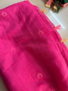 Pink Embroidered Saree