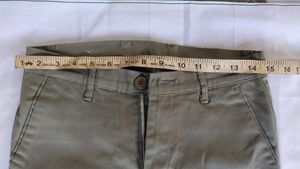 Olive Green Slim Fit pant
