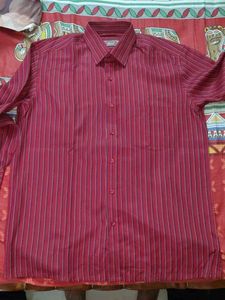 Striped Button-Down Shirt
