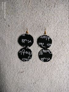 New B&amp;w layered necklace