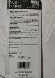 Blue Heaven +Lakme Intense Eyeliner - Black