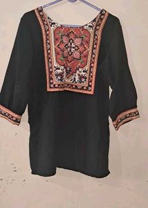 A Beutiful Black Kurti