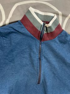 Knit Top with Zipper