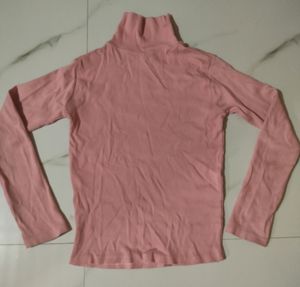 Pretty Pink High Neck Top