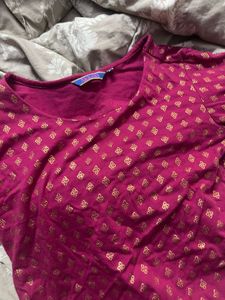 Pink Ethnic Crop Top / Blouse 🎀