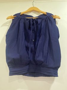 Navy Blue Top With Attrcative Deisgn