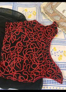 Elegant Black Saree