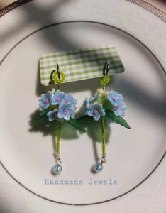 ✨️🌞Hydrangea Flower Drop Earrings🌞✨️