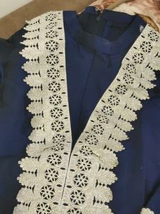 Elegant Blue Kurta and Lancha