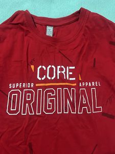 Red Core Long Sleeve Shirt