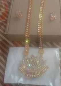 New Lotus Dollar Chain With Earing