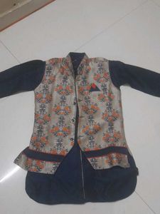 Boys' Festive Kurta Set with Jacket