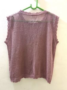 Knitted Top Overlayer For Bralets
