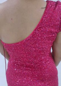 Cherry Red Sequin Dress