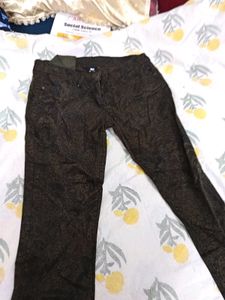 Paisley Print Trousers