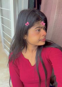 Red Flared Sleeve Top