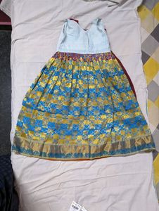Blue Colour Pariki Jacket For Kids