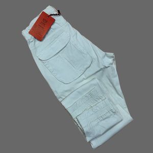 Casual Beige Cargo Pants Size 28