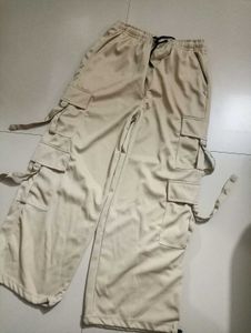 Beige Cargo Pants