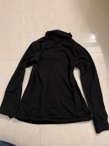 Black Turtle Neck Full Sleeve Top